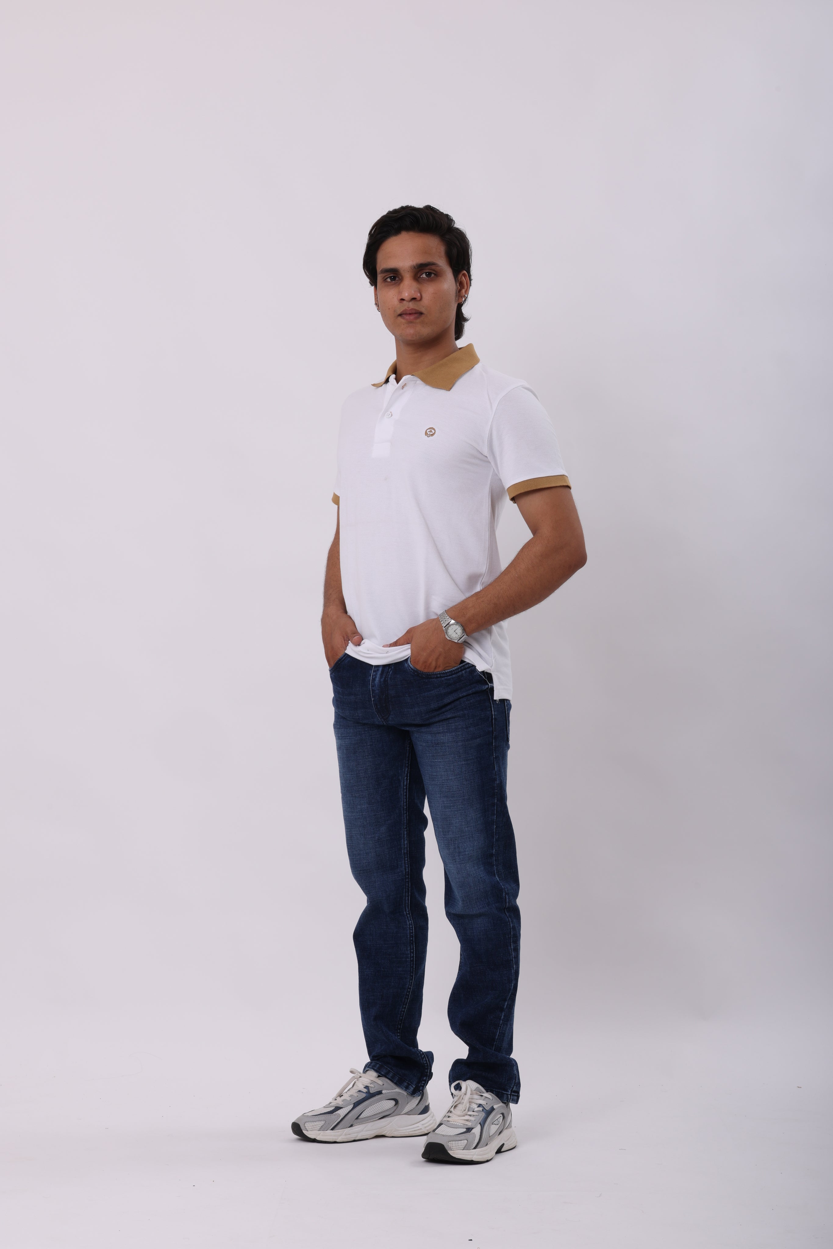 White Essential Polo
