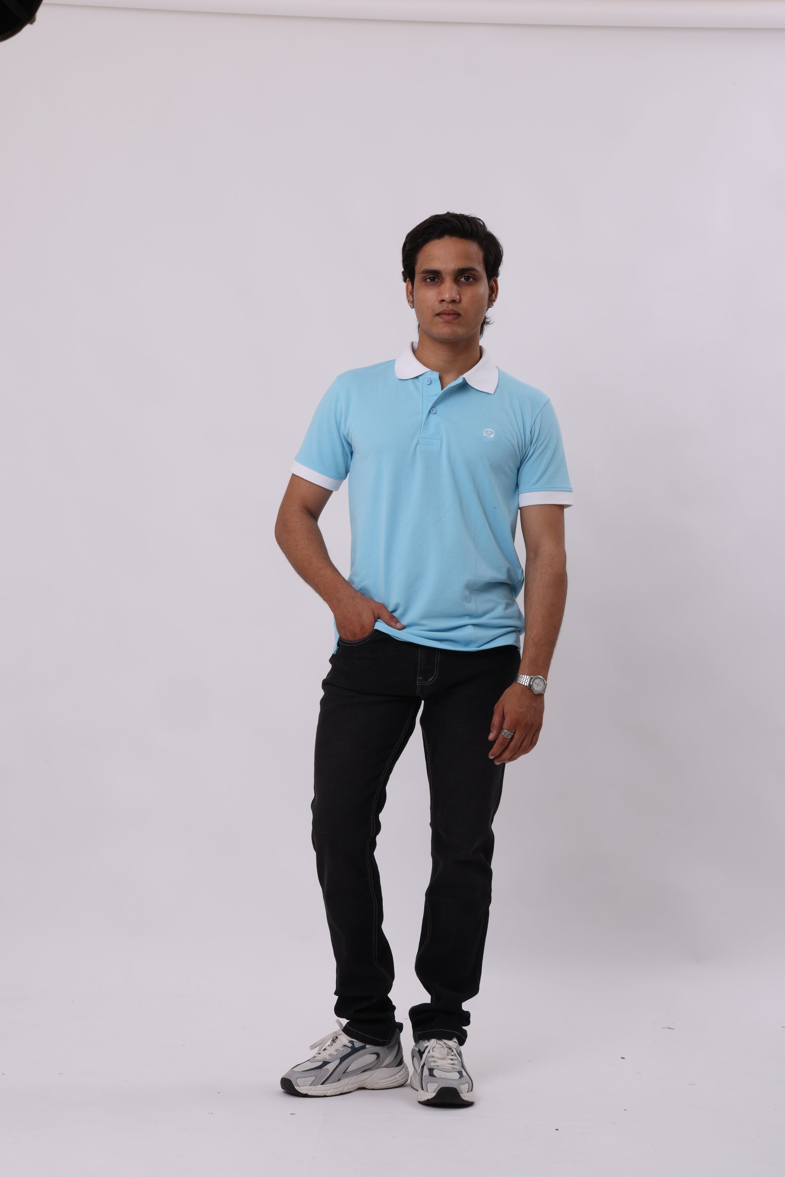 Sky Blue Comfort Polo