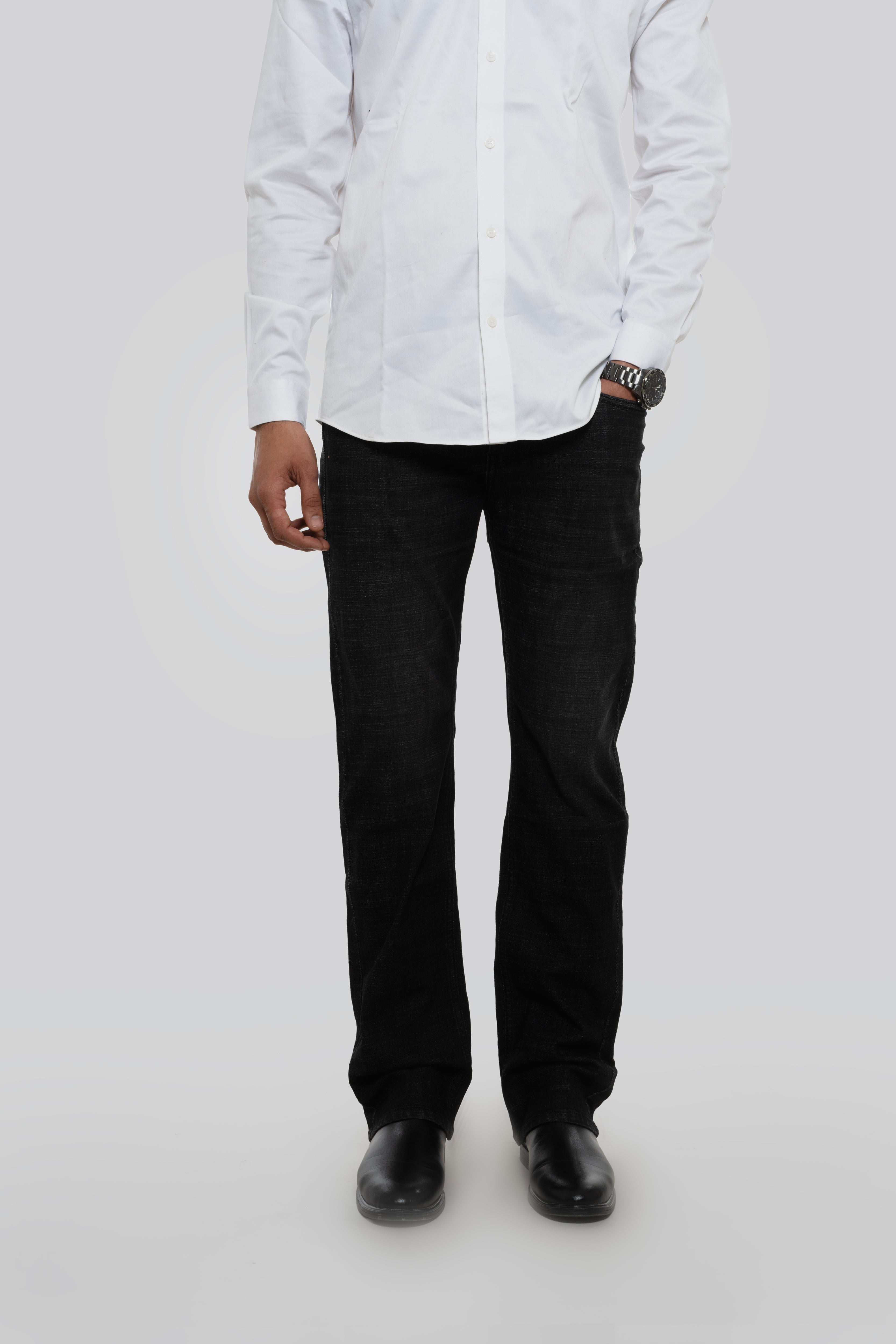 Black Straight Fit