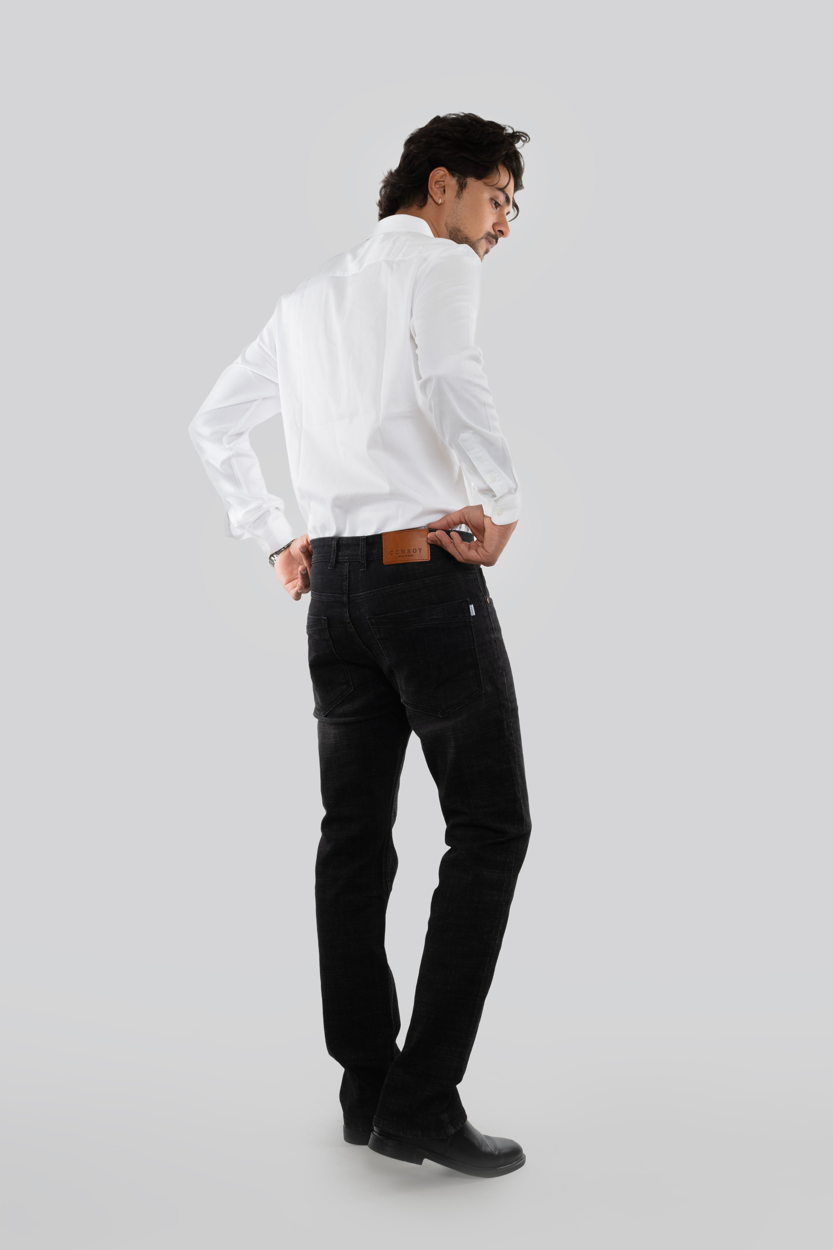 Black Straight Fit