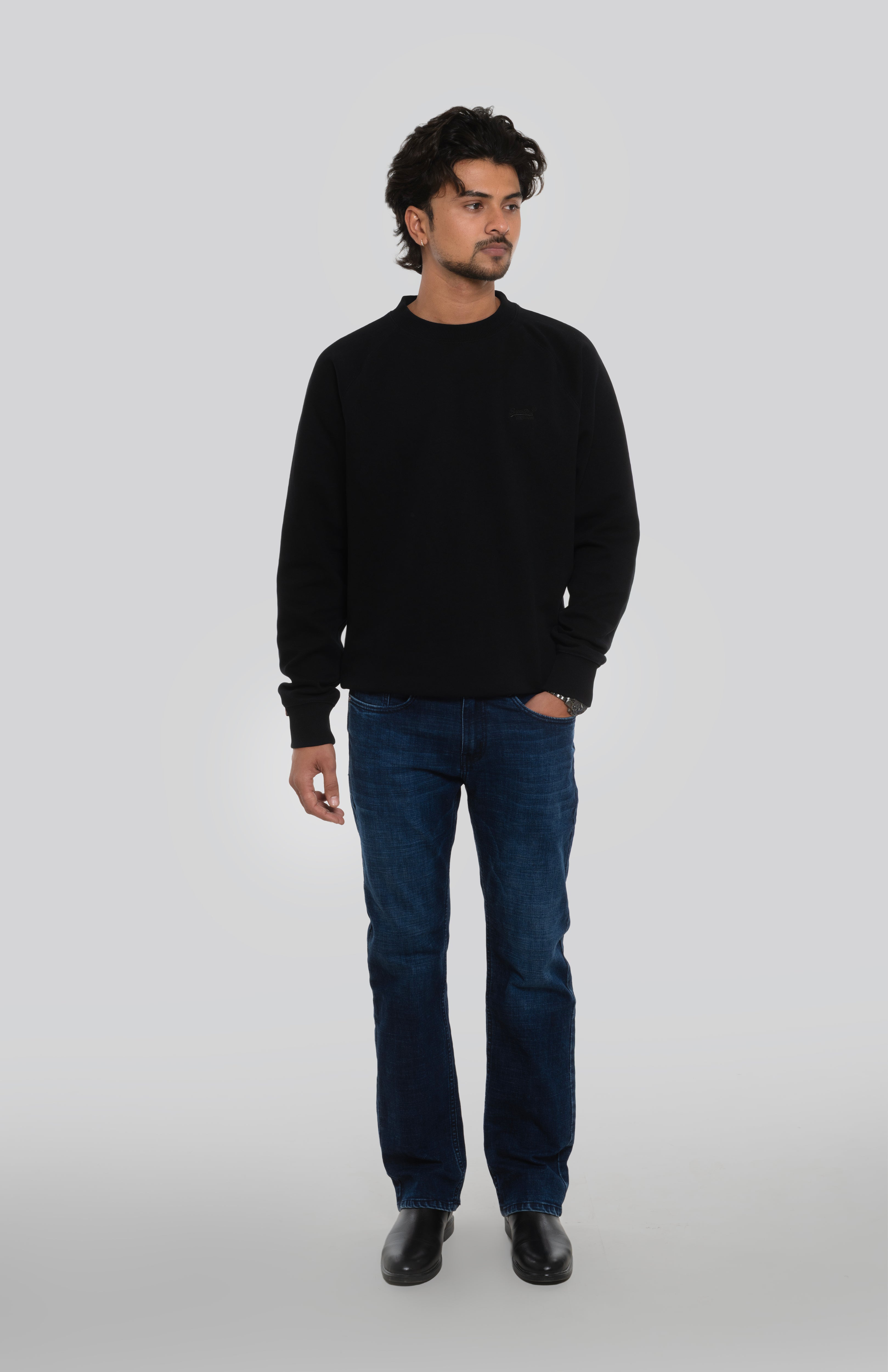 Blue Straight Fit