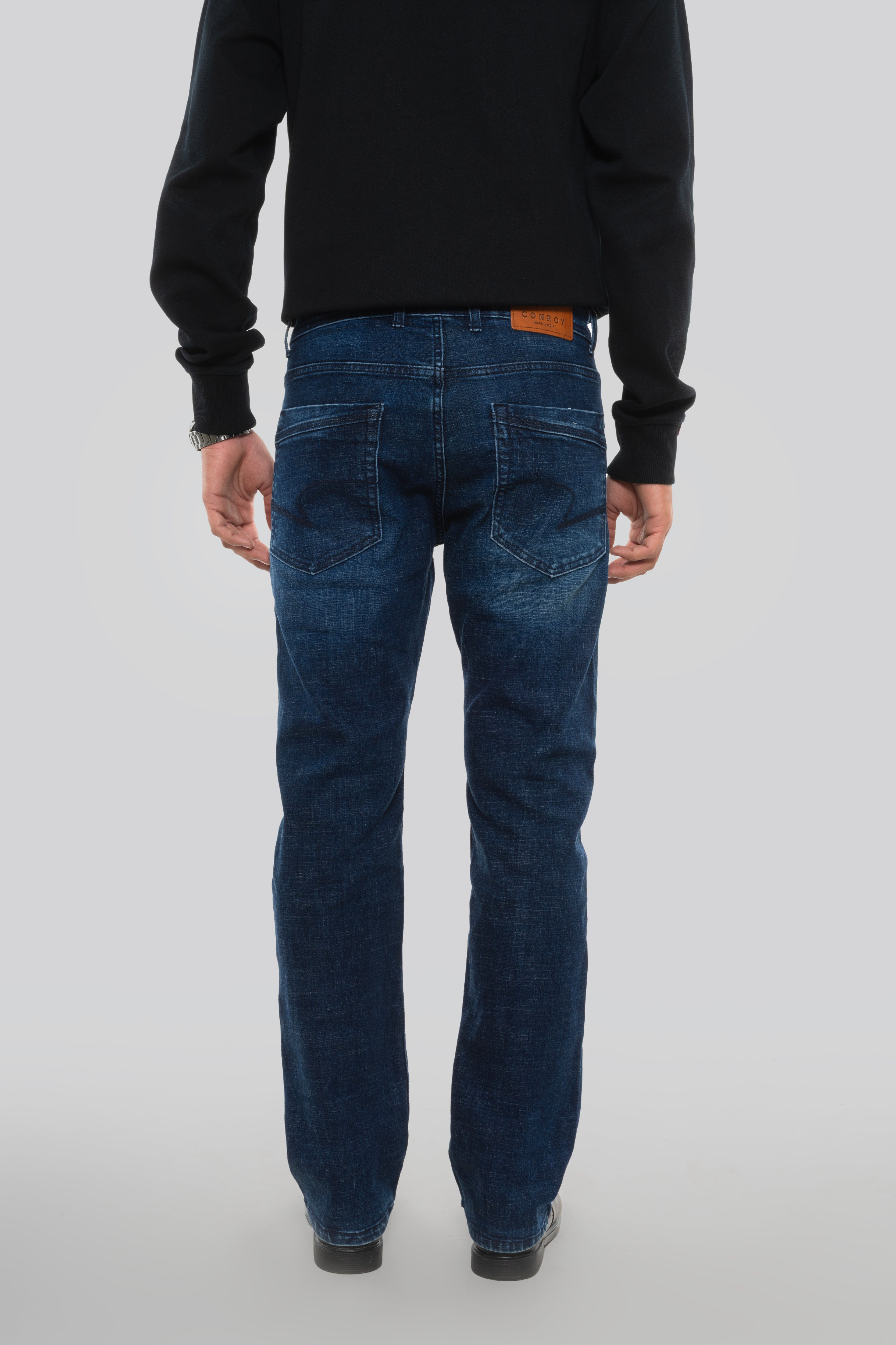 Blue Straight Fit