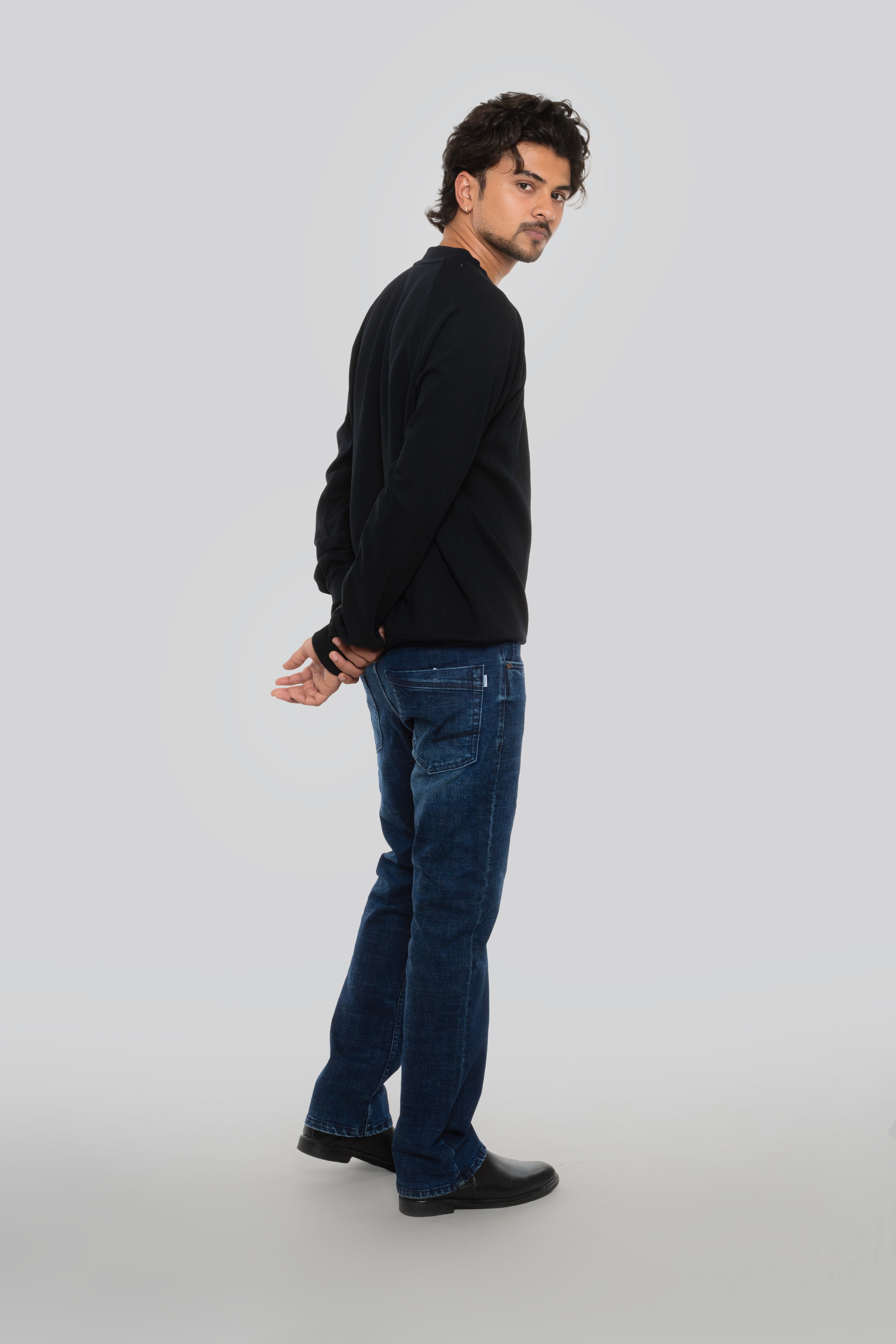 Blue Straight Fit