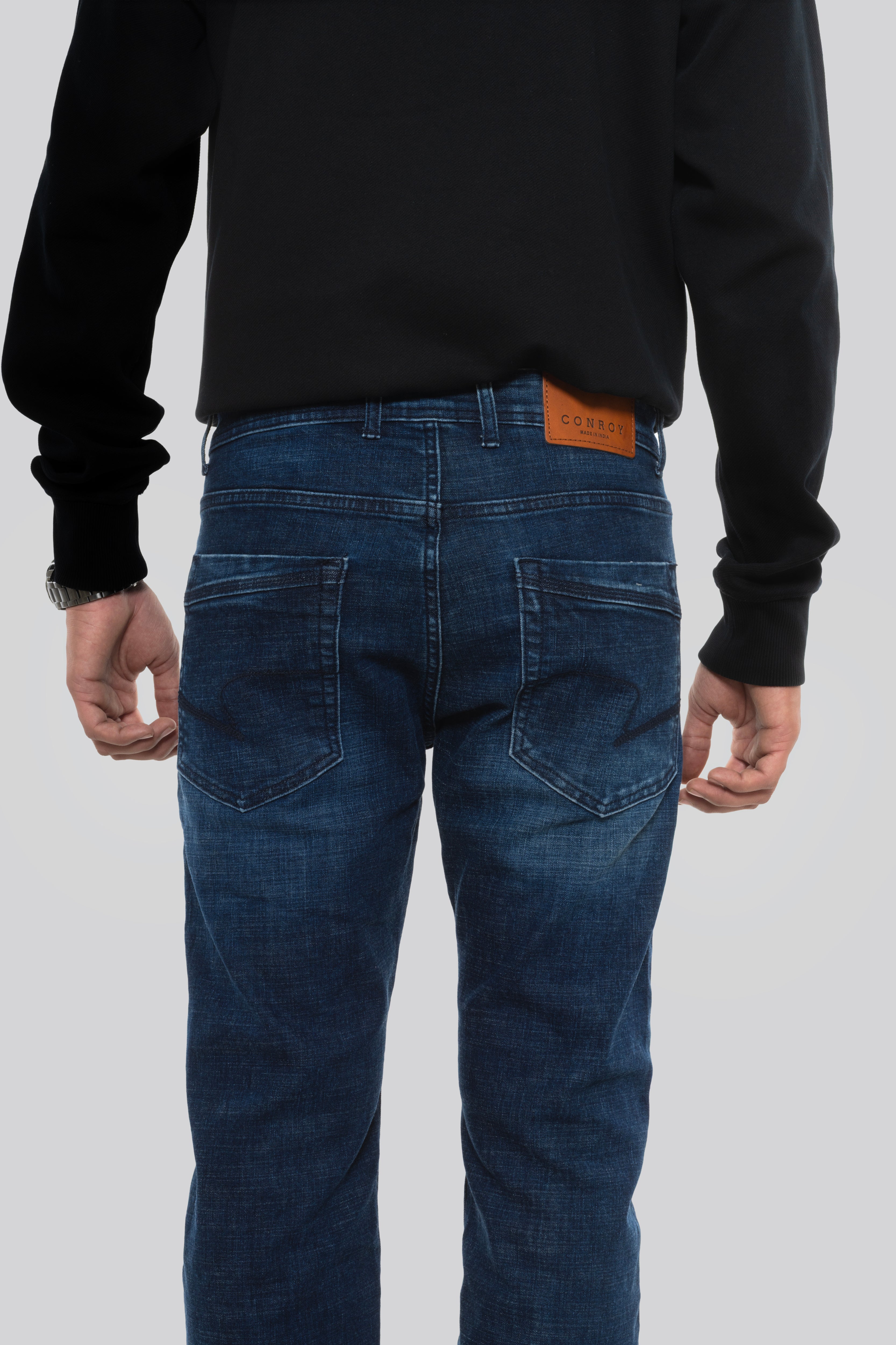 Blue Straight Fit