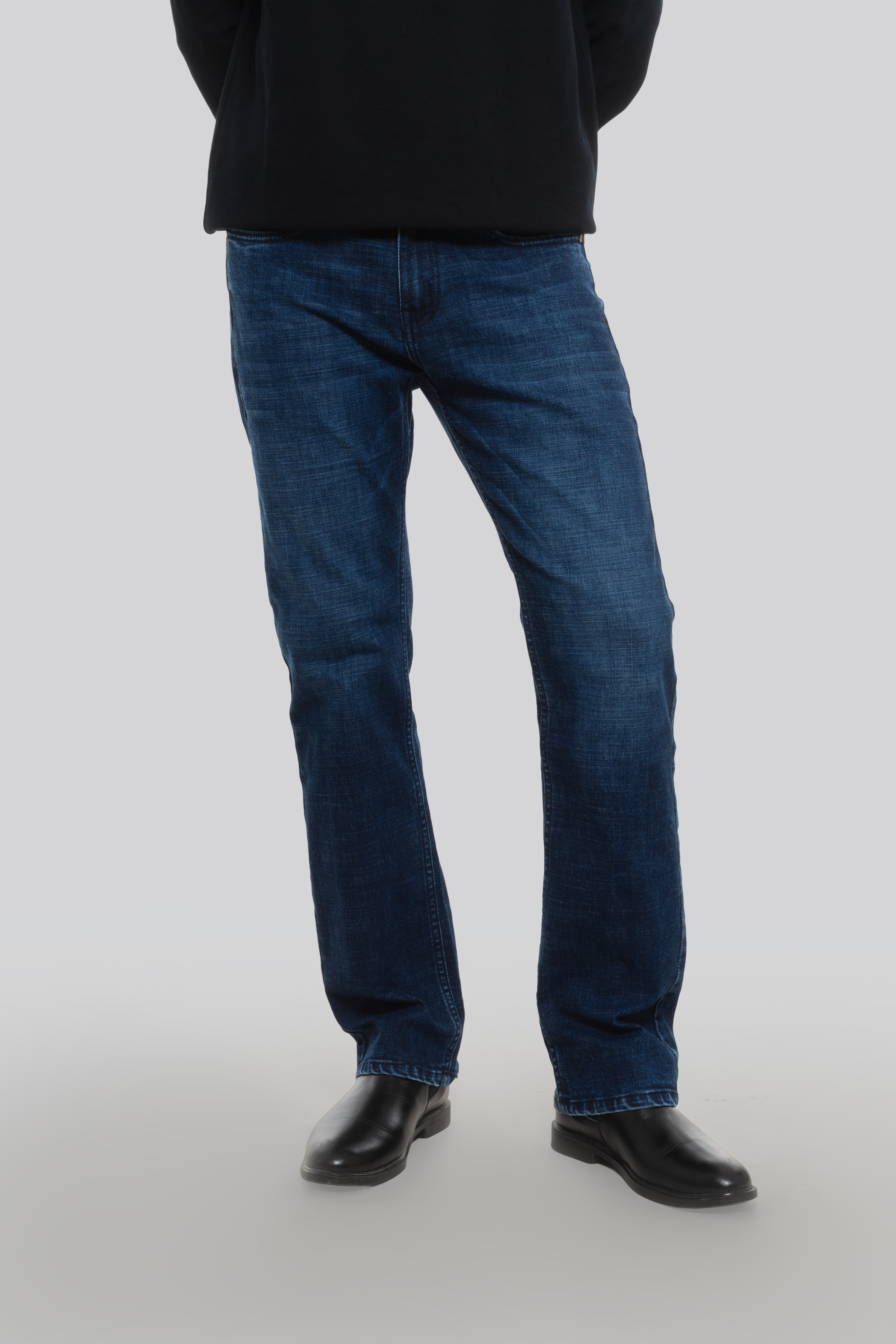 Blue Straight Fit